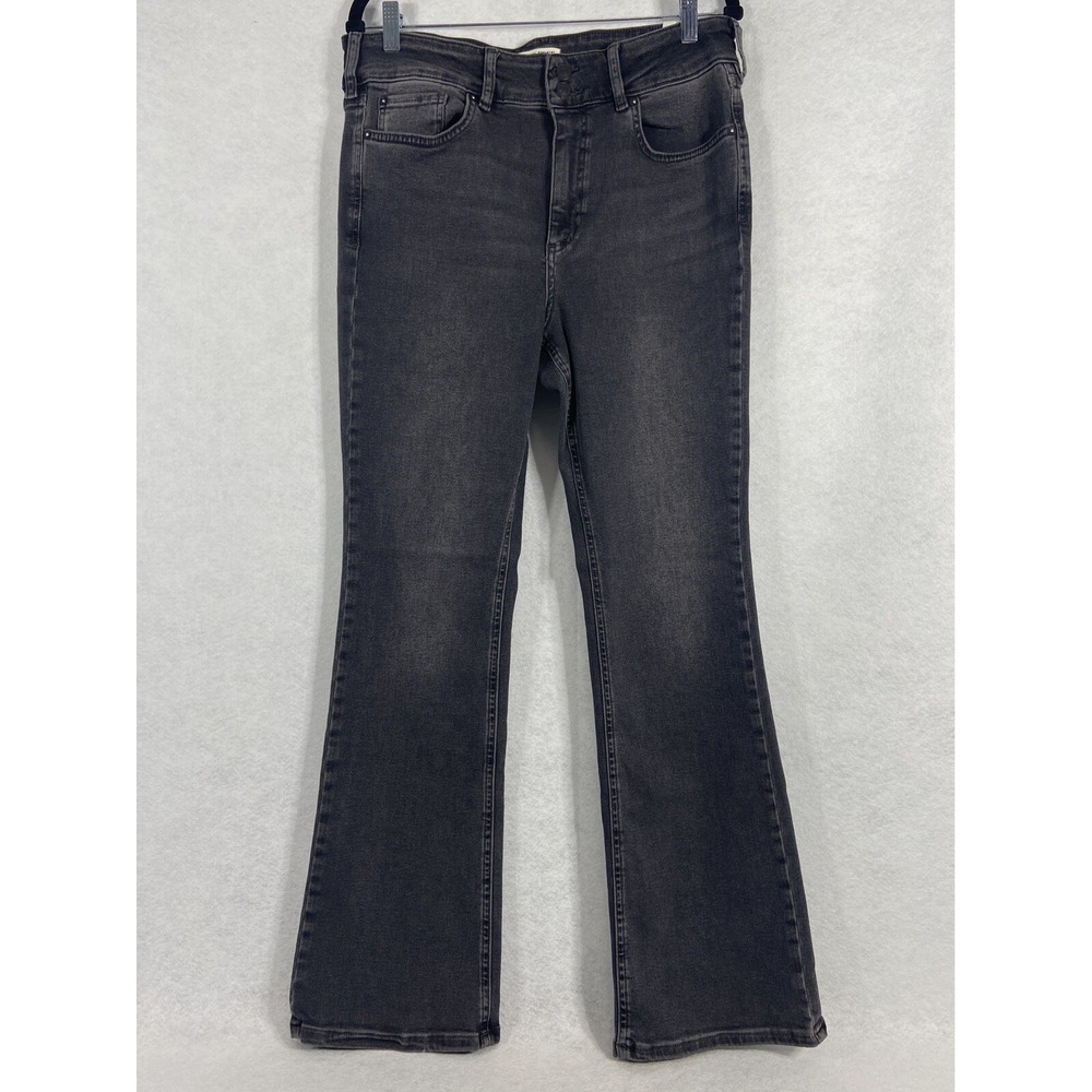 Free People We The Free Jeans 32S Shayla Vintage black Mid Rise Bootcut New